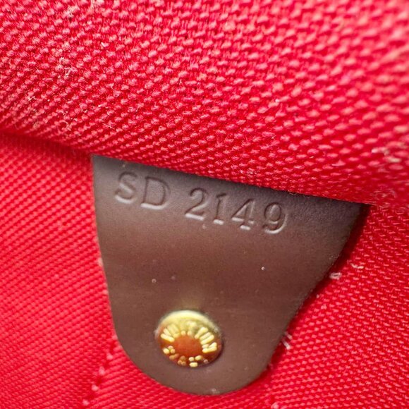 Louis Vuitton  Speedy 30 Damier Ebene Satchel Bag Brown - Picture 16 of 16